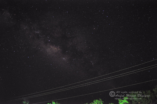 Night sky of Kuakata